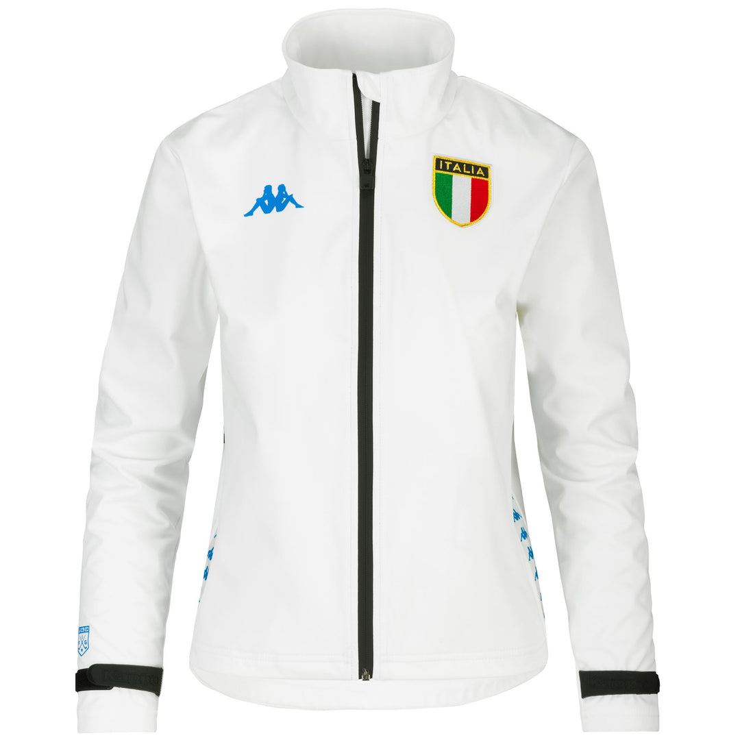 SOFITY FIG - Soft Shell - Corta - Donna - WHITE-AZZURRO ITALIA 01