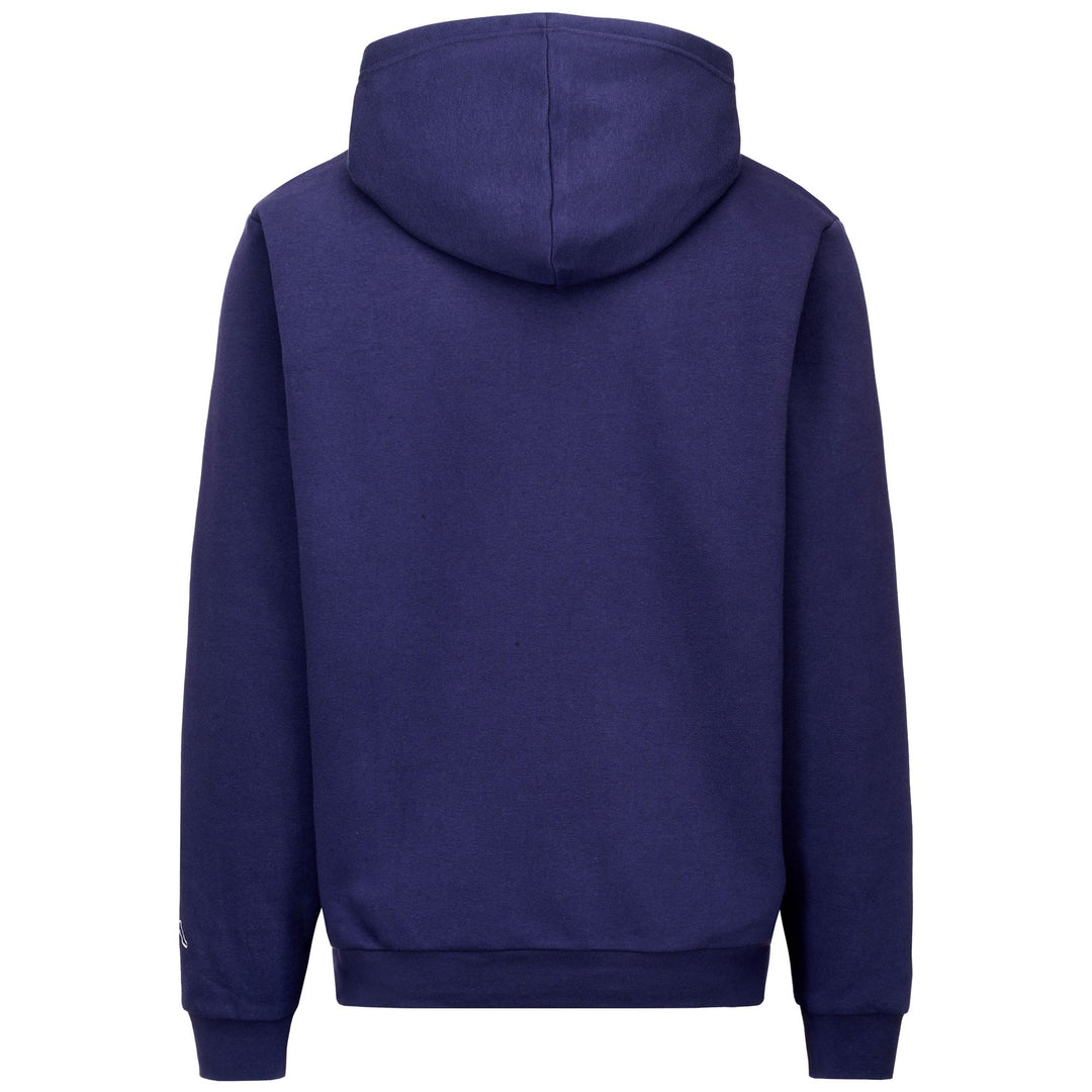 Navy blue Men's Fleece Hoodie with Kangaroo Pocket main