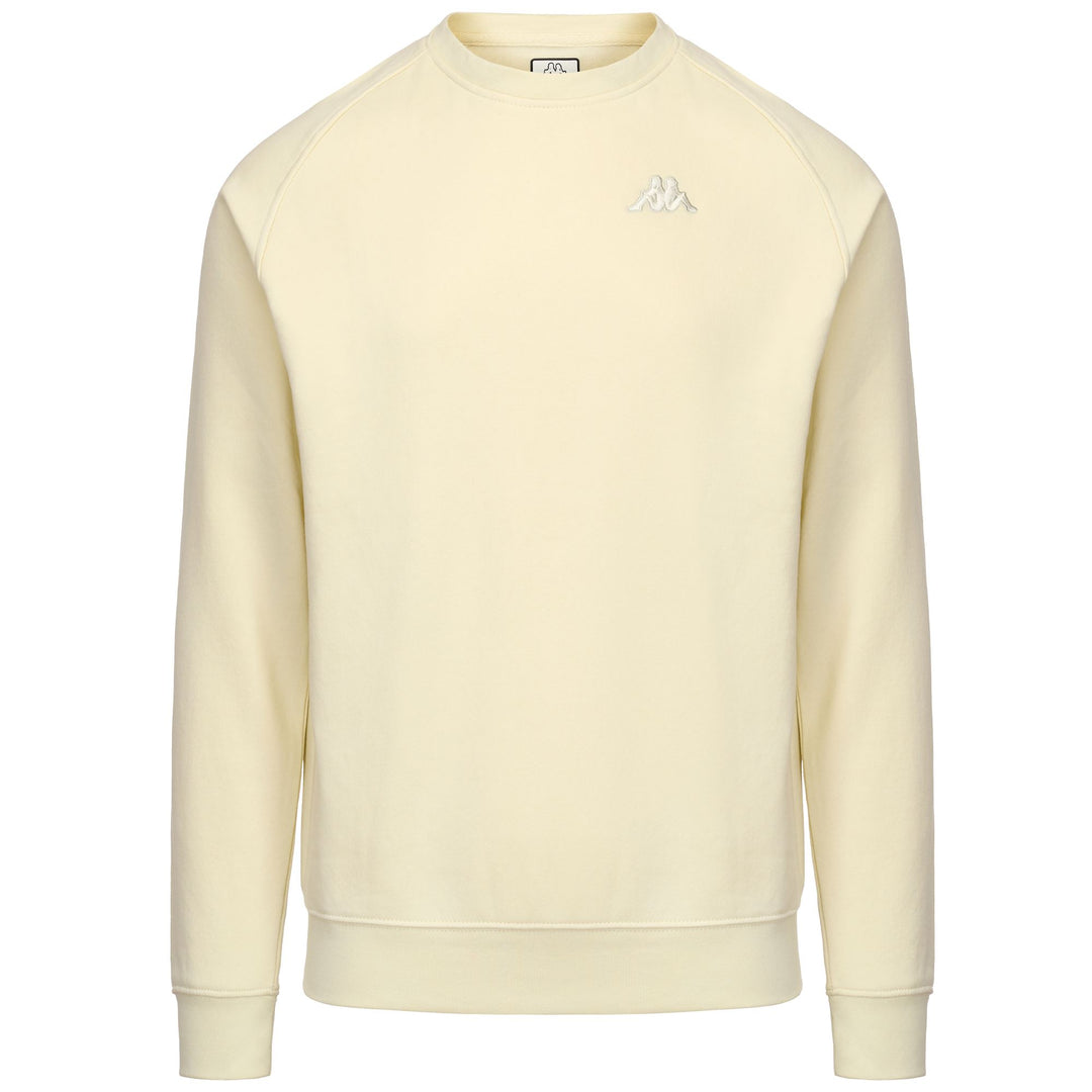 White Men's Fleece Jumper with Omini Logo 01
