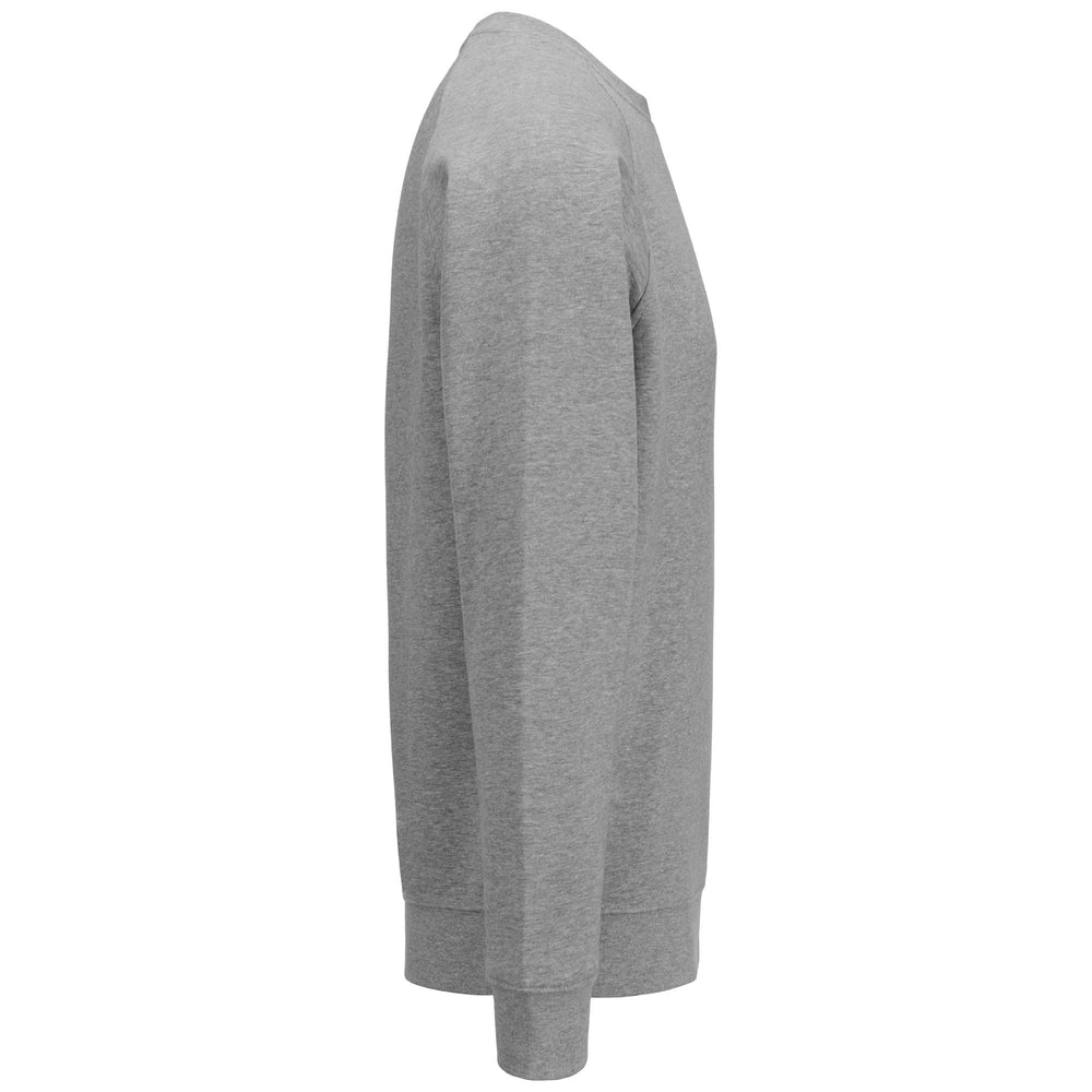 Grey Men's Regular Fit Casual Brushed Fleece Jumper 02