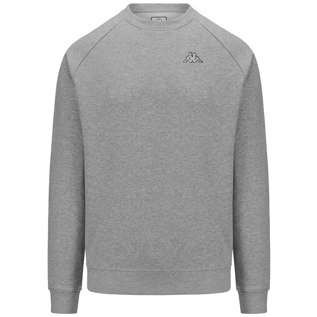 Grey Men's Regular Fit Casual Brushed Fleece Jumper 01