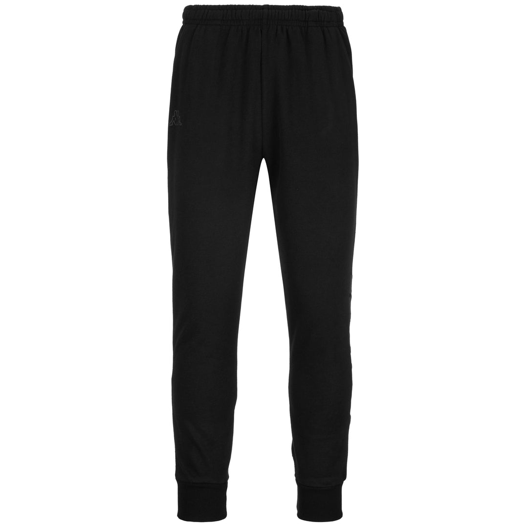 Pantaloni Sportivi Slim Fit Uomo Neri con Vita Elastica e Tasche 01