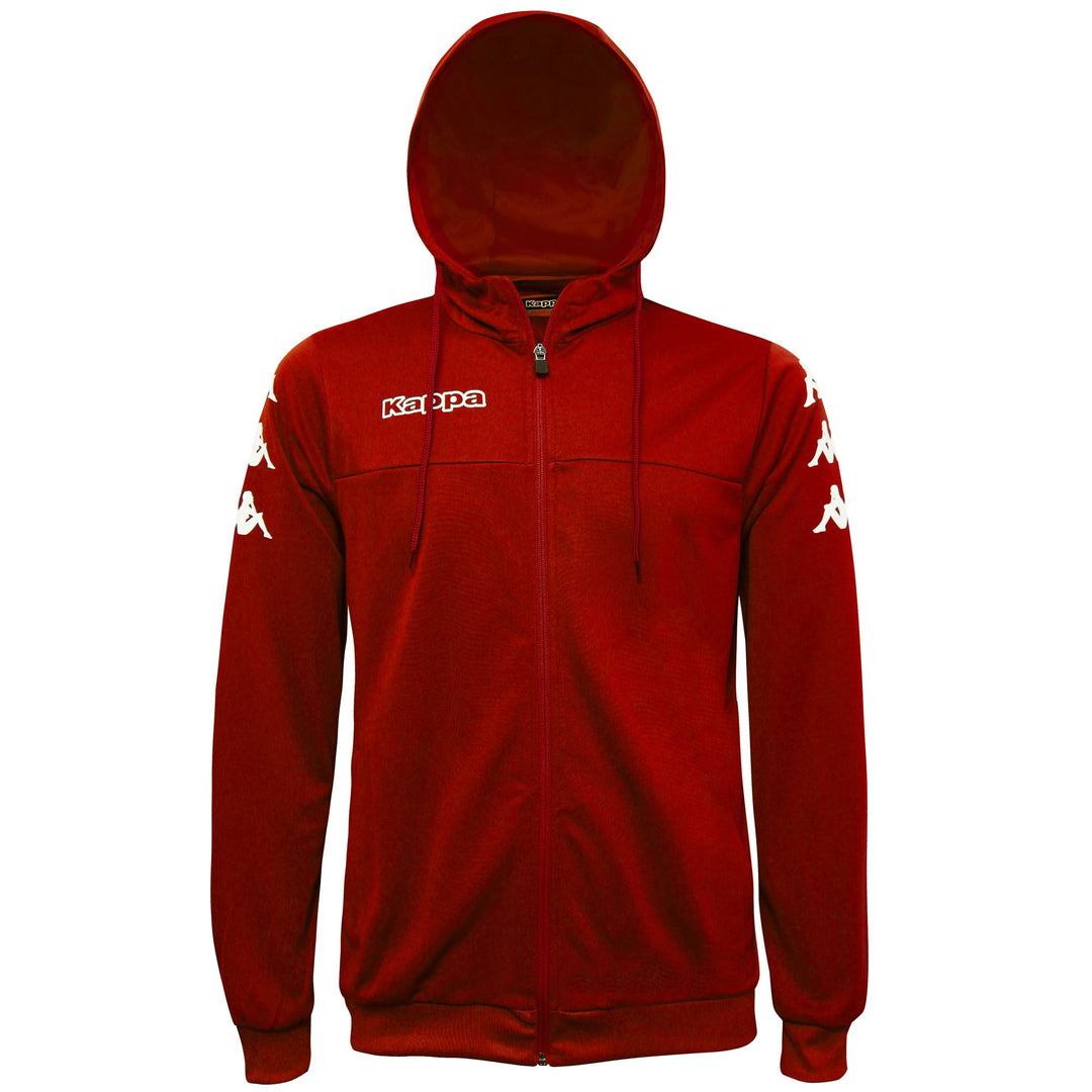 Chinese Red Men's Football Fleece Jacket. 01