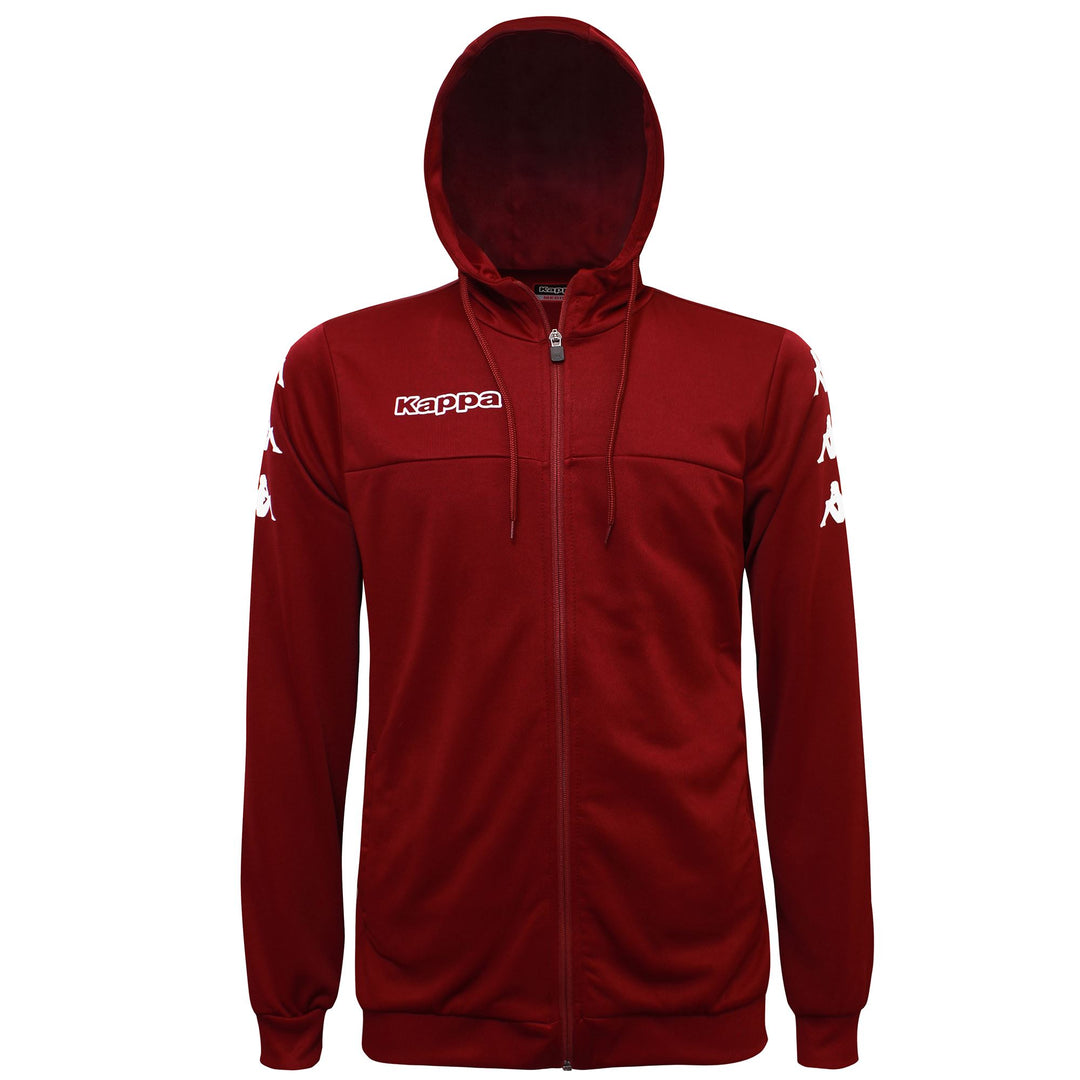 Granata Red Men's Football Fleece Jacket. 01