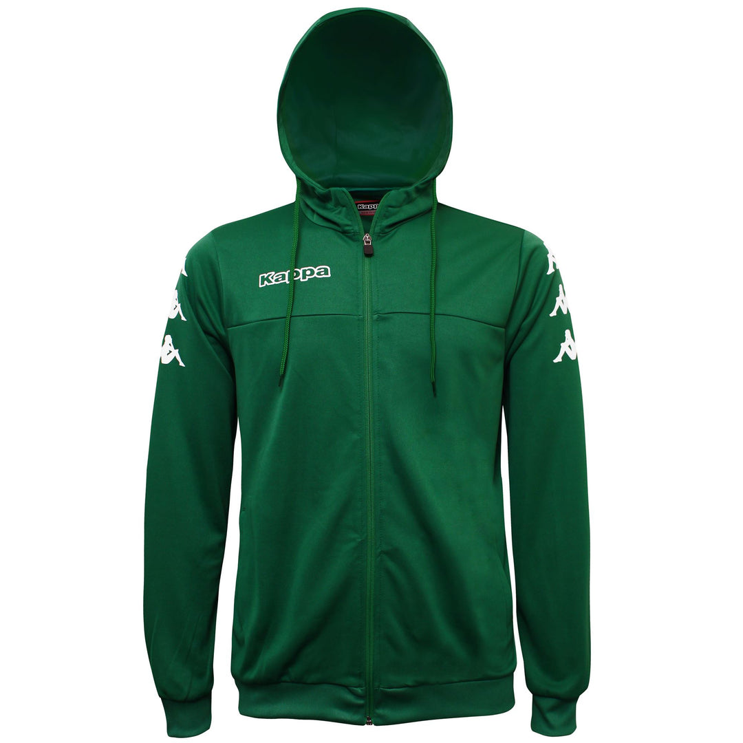 Green Men's Football Fleece Jacket. 01