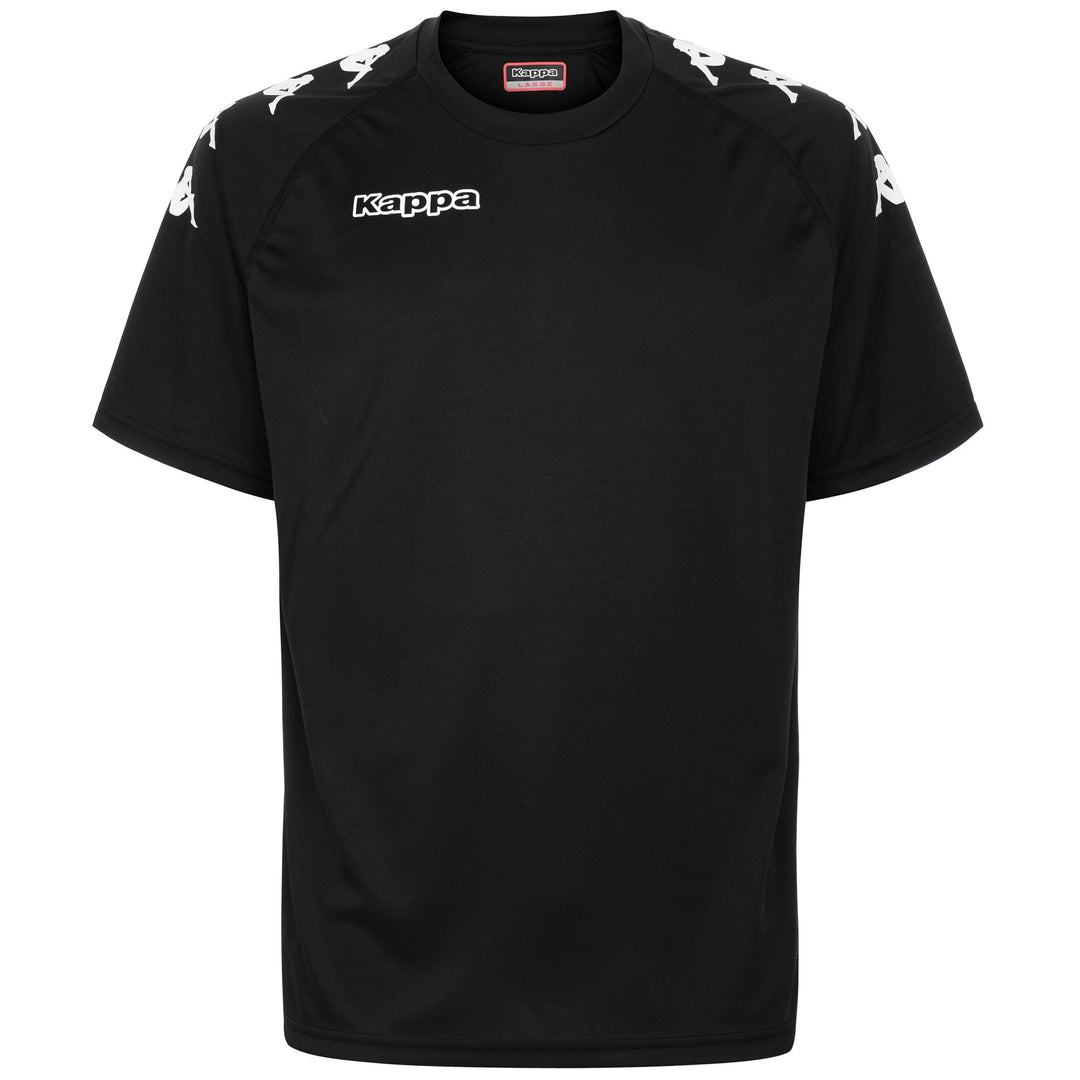 Maillot de football noir pour homme, coupe classique, en polyester. 01