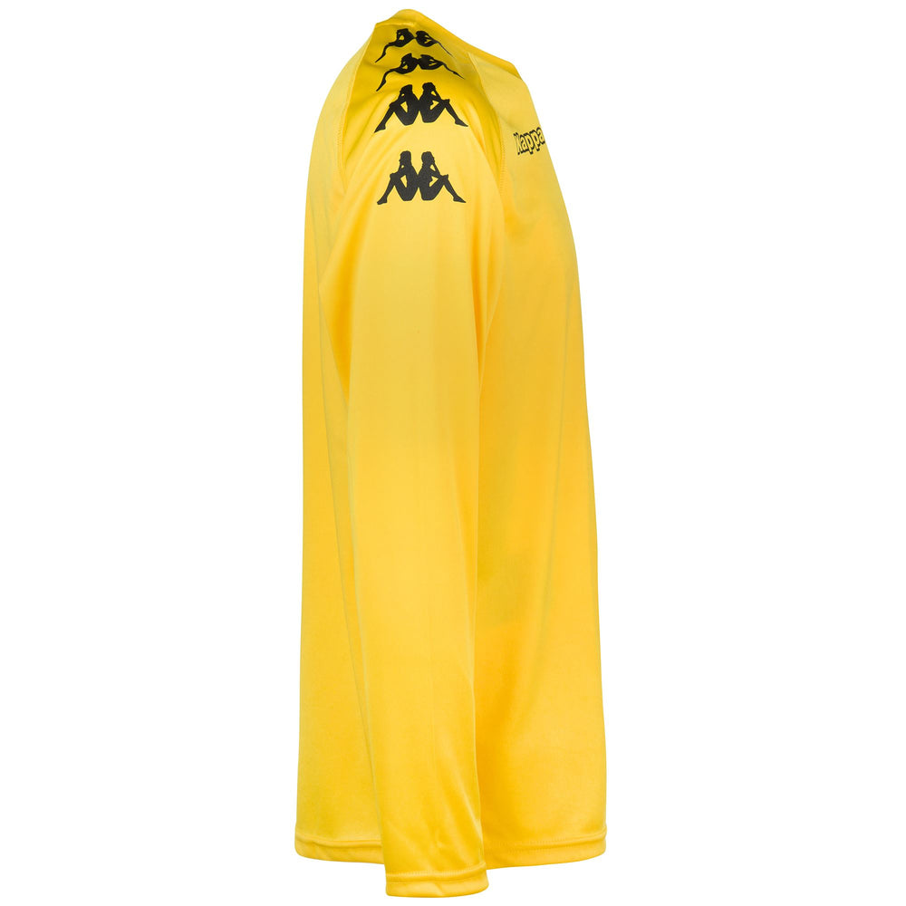 Yellow Men's Football Jersey with Omini Banda. 02