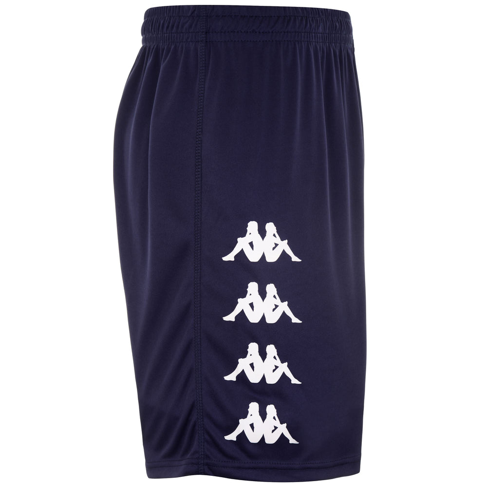 Blue Men's Regular Fit Soccer Shorts in Interlock Fabric 02