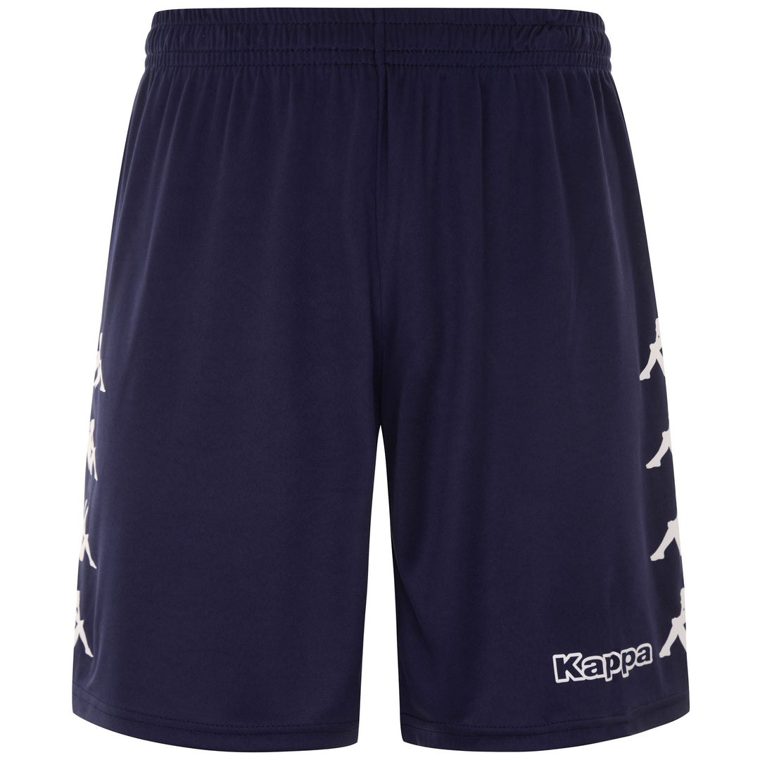Blue Men's Regular Fit Soccer Shorts in Interlock Fabric 01
