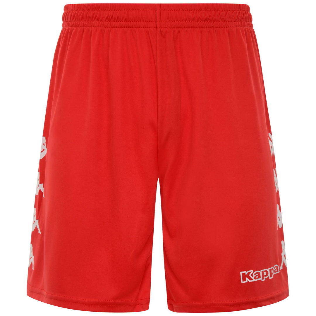 Pantalones cortos para fútbol de corte regular para hombre color rojo 01