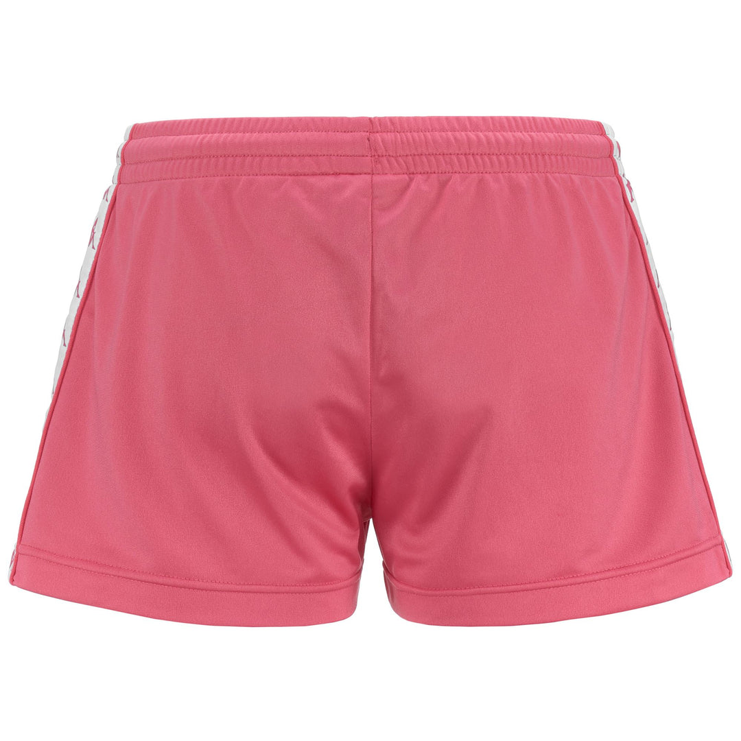Shorts Woman 222 BANDA   LADYTREAD Sport  Shorts PINK MD-WHITE Dressed Side (jpg Rgb)		