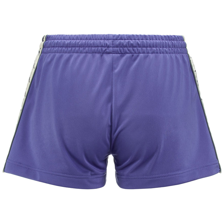 Shorts Woman 222 BANDA   LADYTREAD Sport  Shorts VIOLET-BEIGE-GREY Dressed Side (jpg Rgb)		