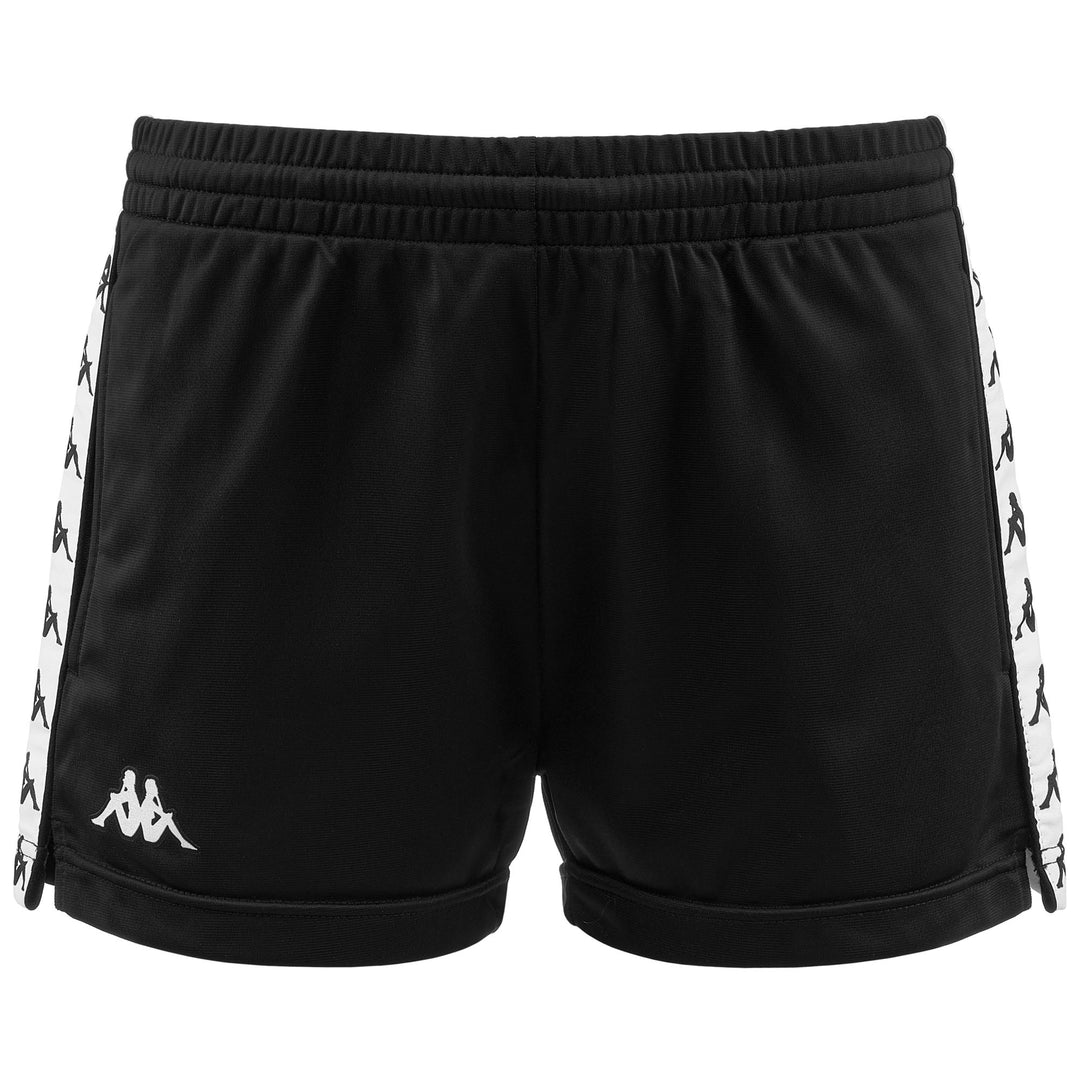 Black Women's Sportswear Regular Fit Shorts in Tricot Poly 01