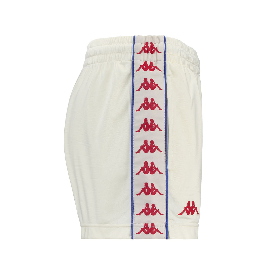 White Women's Regular Fit Sportswear Shorts in Tricot Poly main