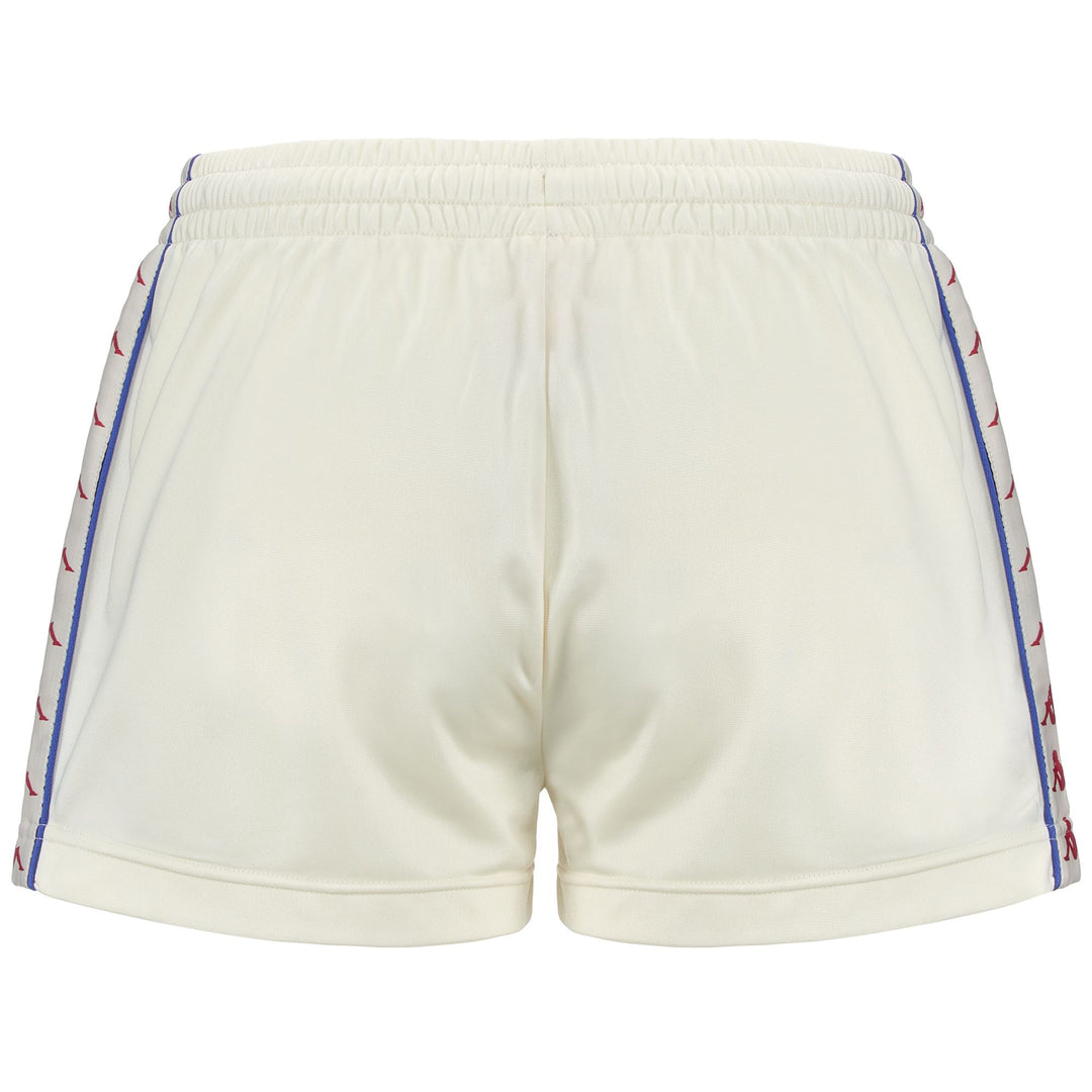 White Women's Regular Fit Sportswear Shorts in Tricot Poly main