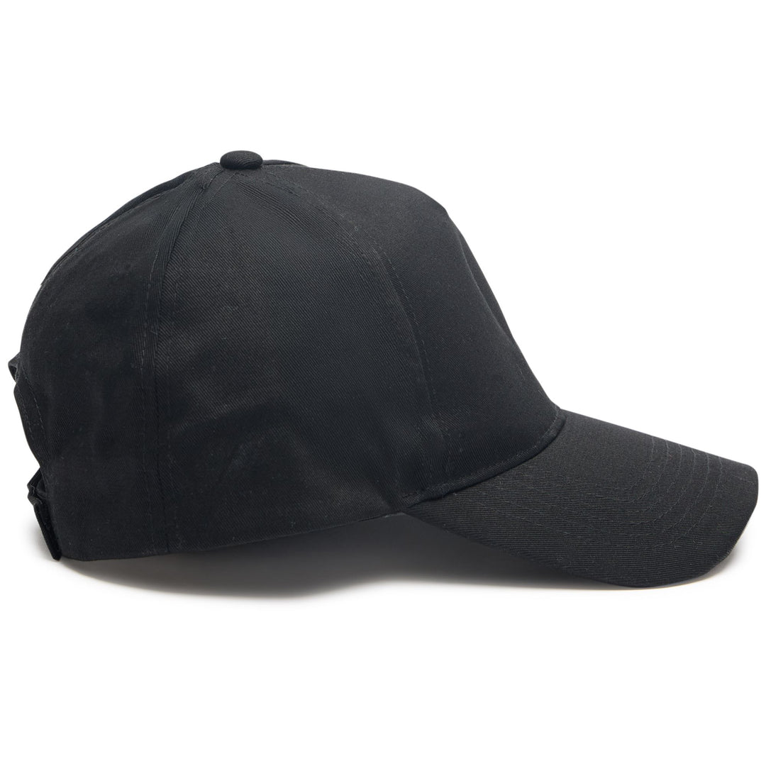 Black Unisex Cotton Adjustable Cap with Visor main