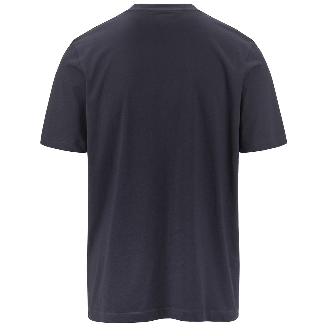 Camiseta de algodón gris oscuro para hombre con logotipo main