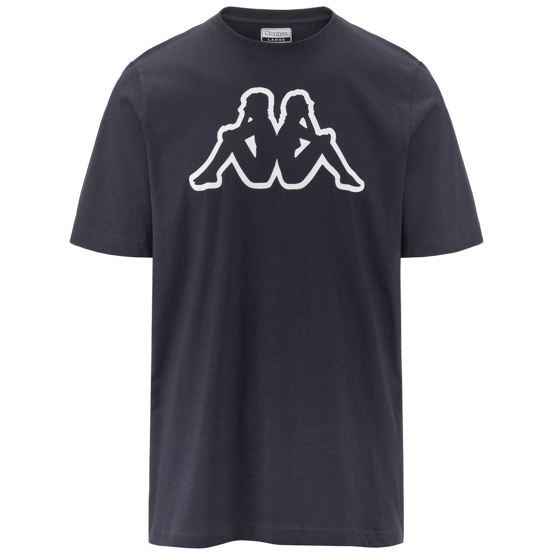 Dark Grey Men's Cotton T-Shirt with Logo 01