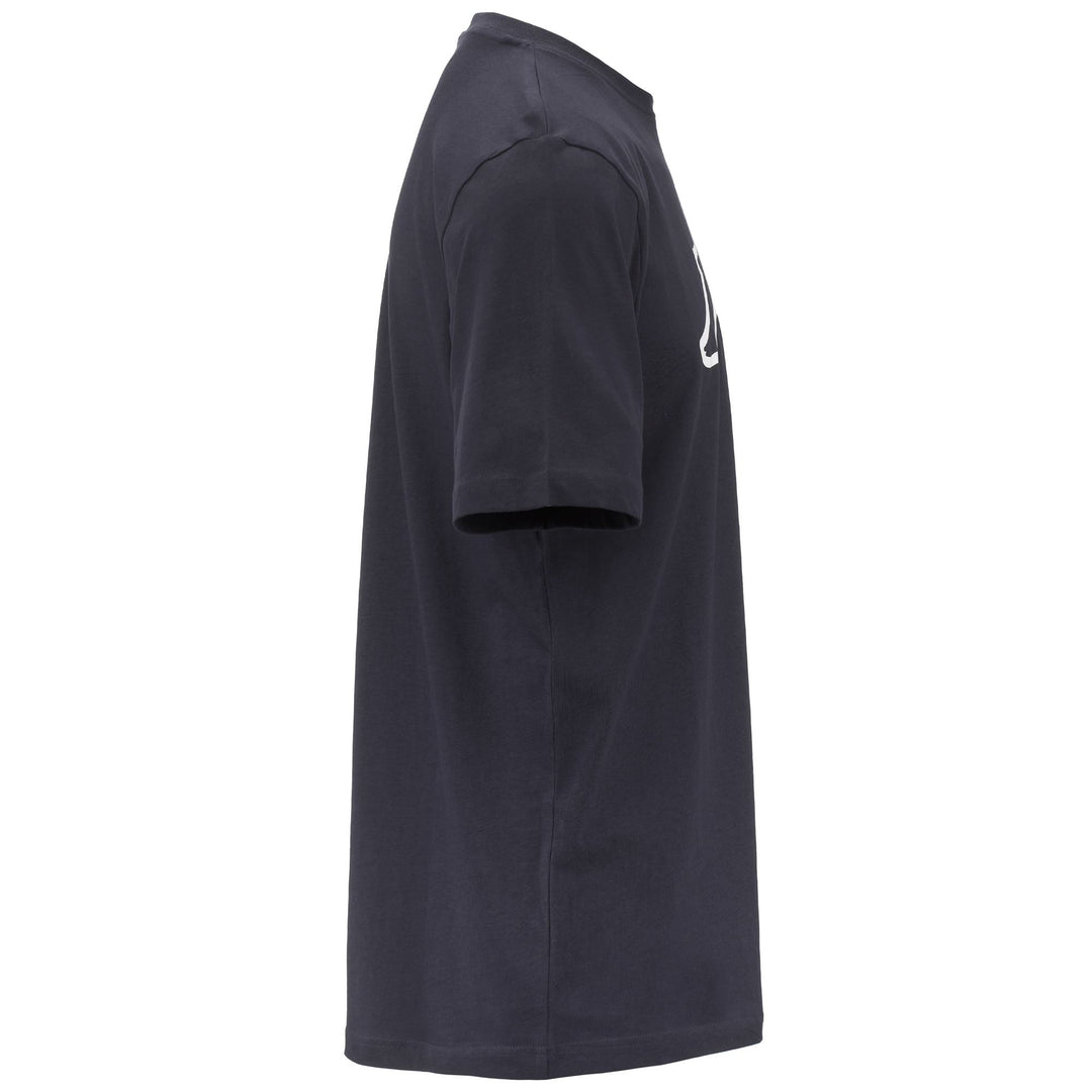 Camiseta de algodón gris oscuro para hombre con logotipo main