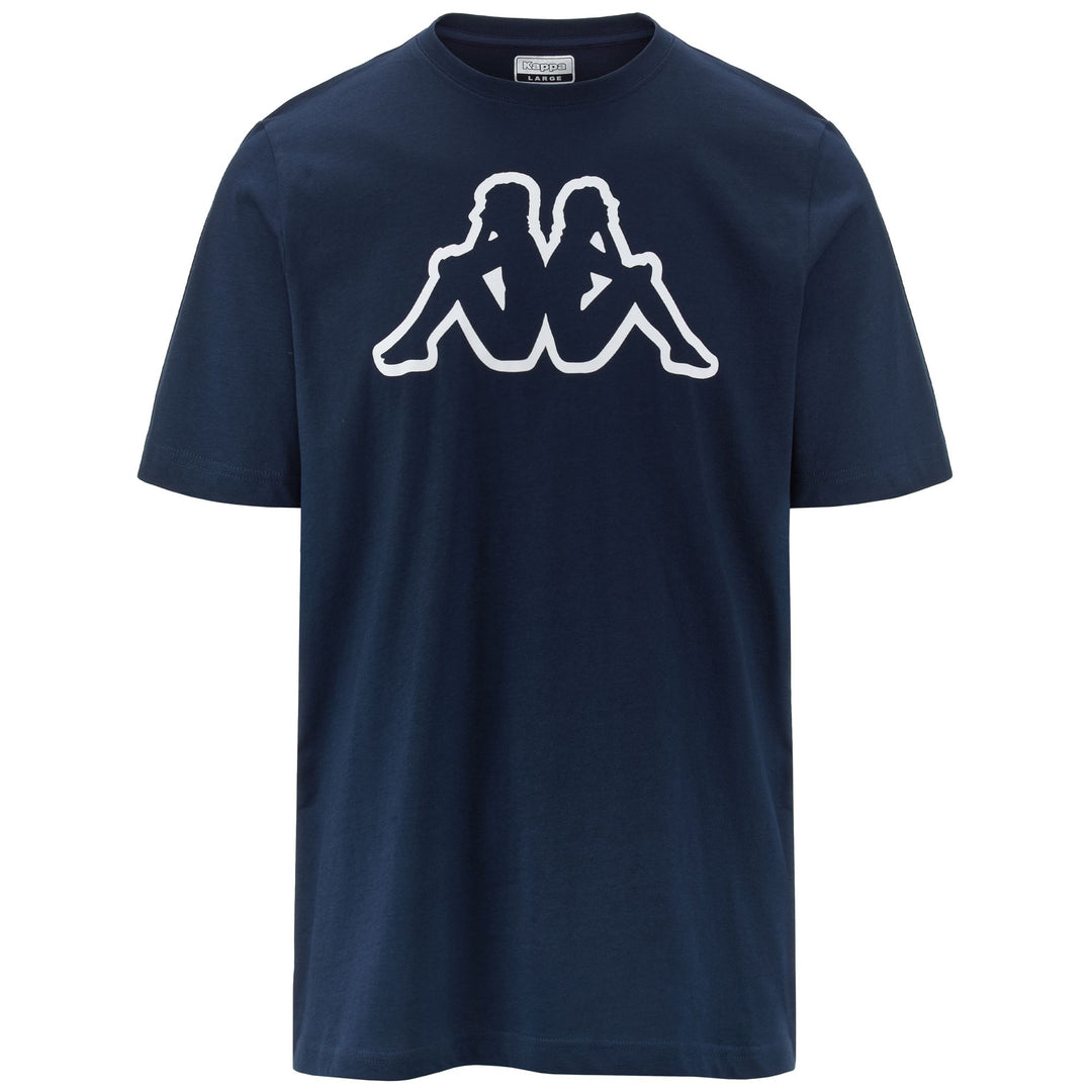 Navy Blue Men's Sportstyle Cotton T-Shirt. 01
