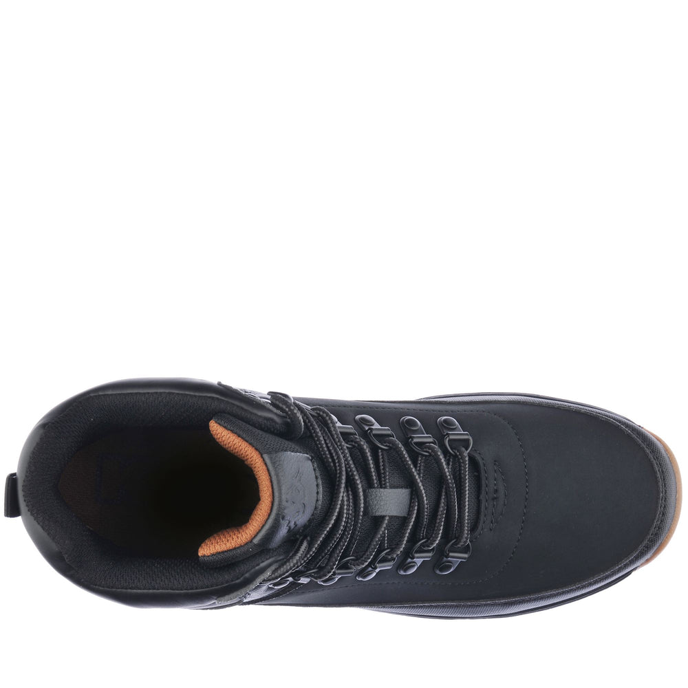 Black Brown Men's Laced Ankle Boots for Walking 02