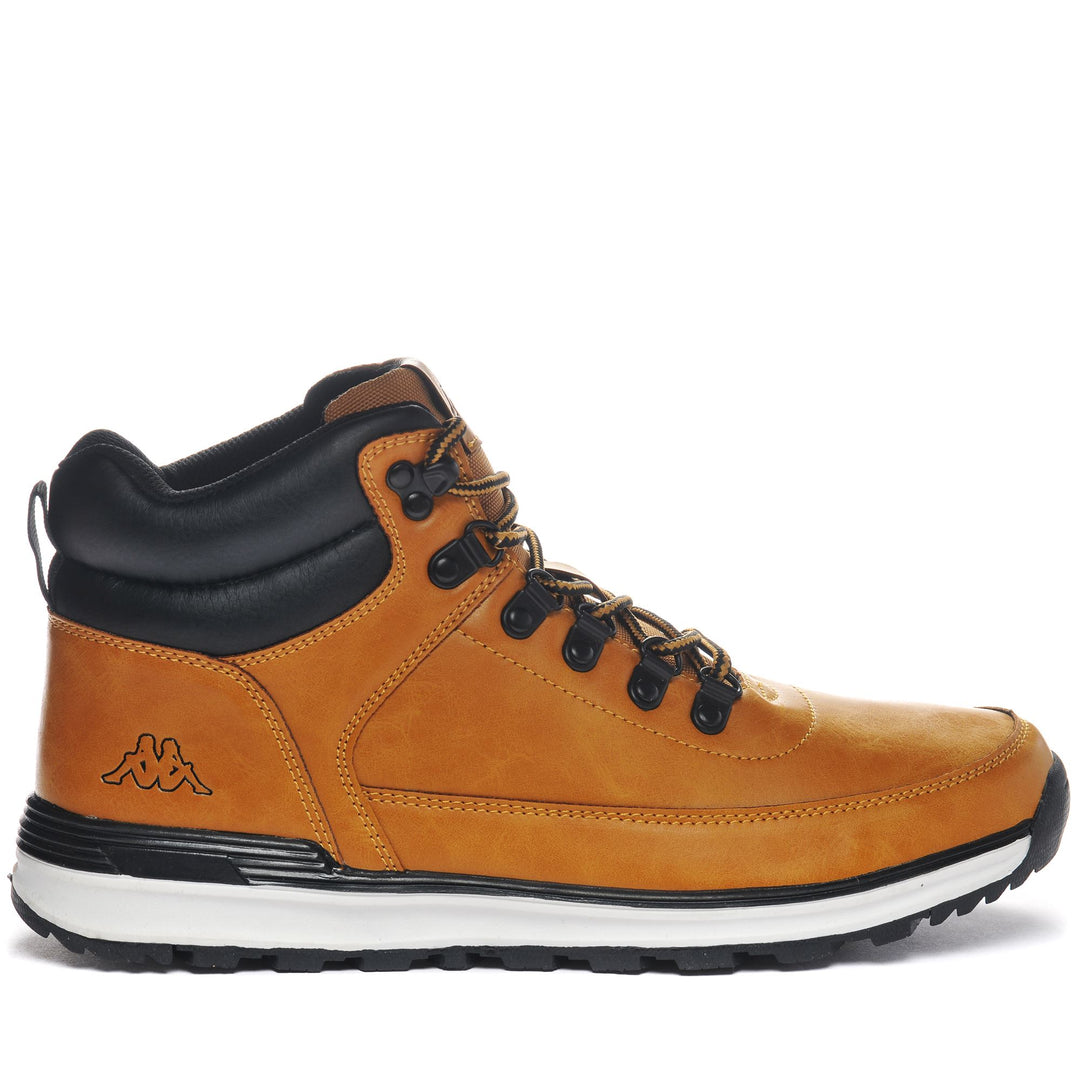 Stivali Ankle Lacci Uomo Giallo e Nero per Camminare main