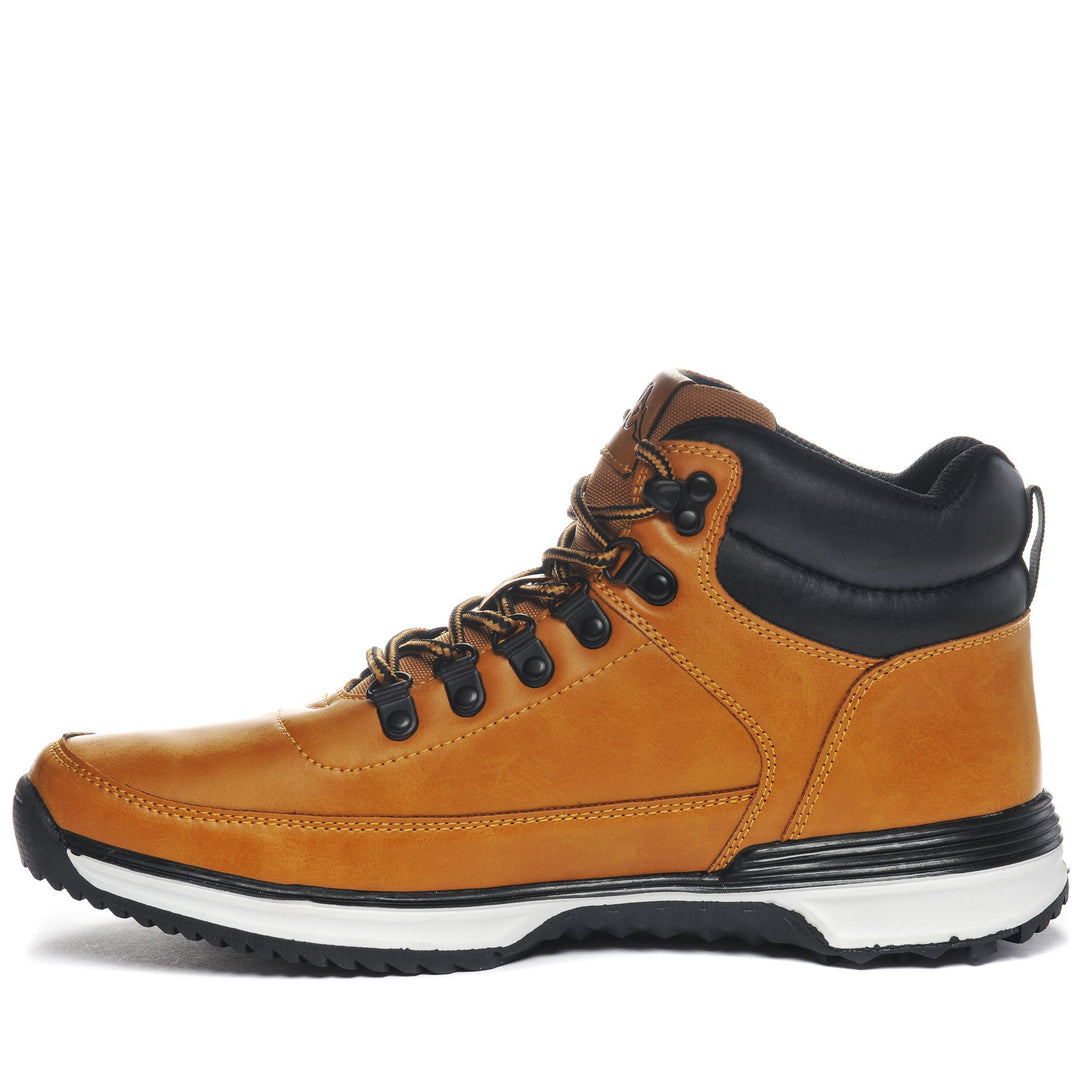 Stivali Ankle Lacci Uomo Giallo e Nero per Camminare main