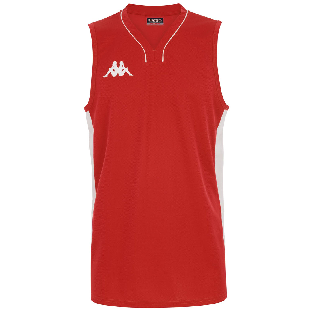 Red Men's Regular Fit Basketball Training Tank Top 01