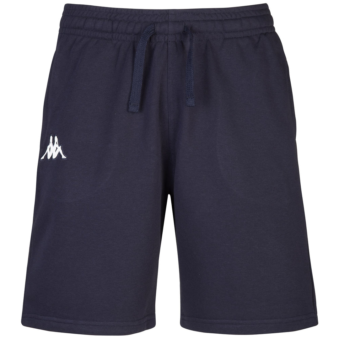 Marine Blue Men's Training Shorts in French Terry. 01