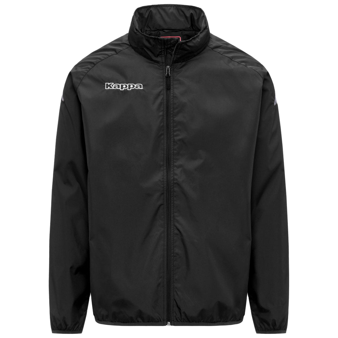 Cortavientos de entrenamiento de corte regular para hombre, color negro 01