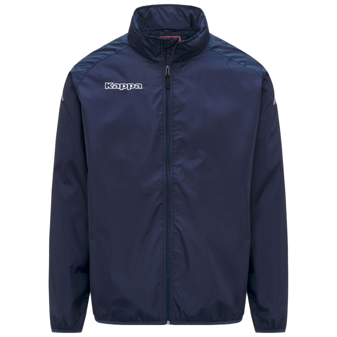 Cortavientos de entrenamiento de corte regular azul para hombre 01