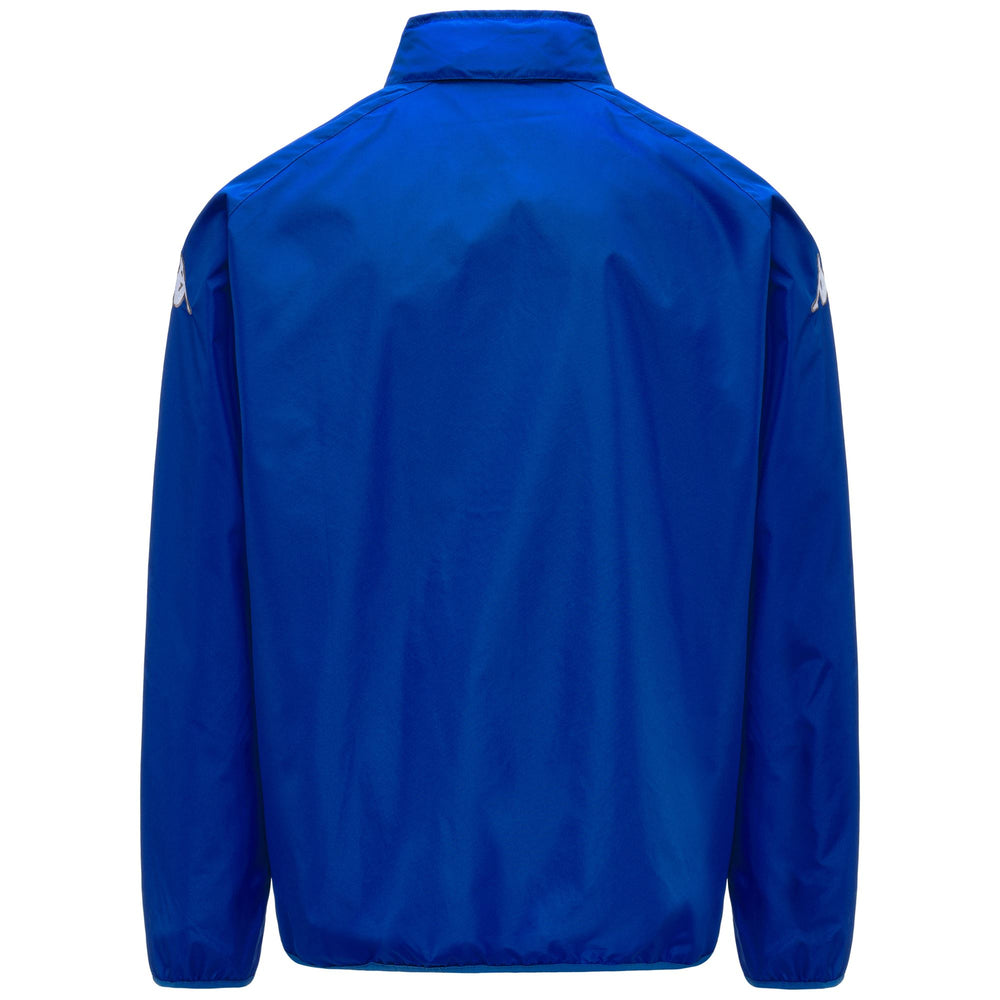 Cortavientos azul de corte regular para hombre para entrenamiento 02