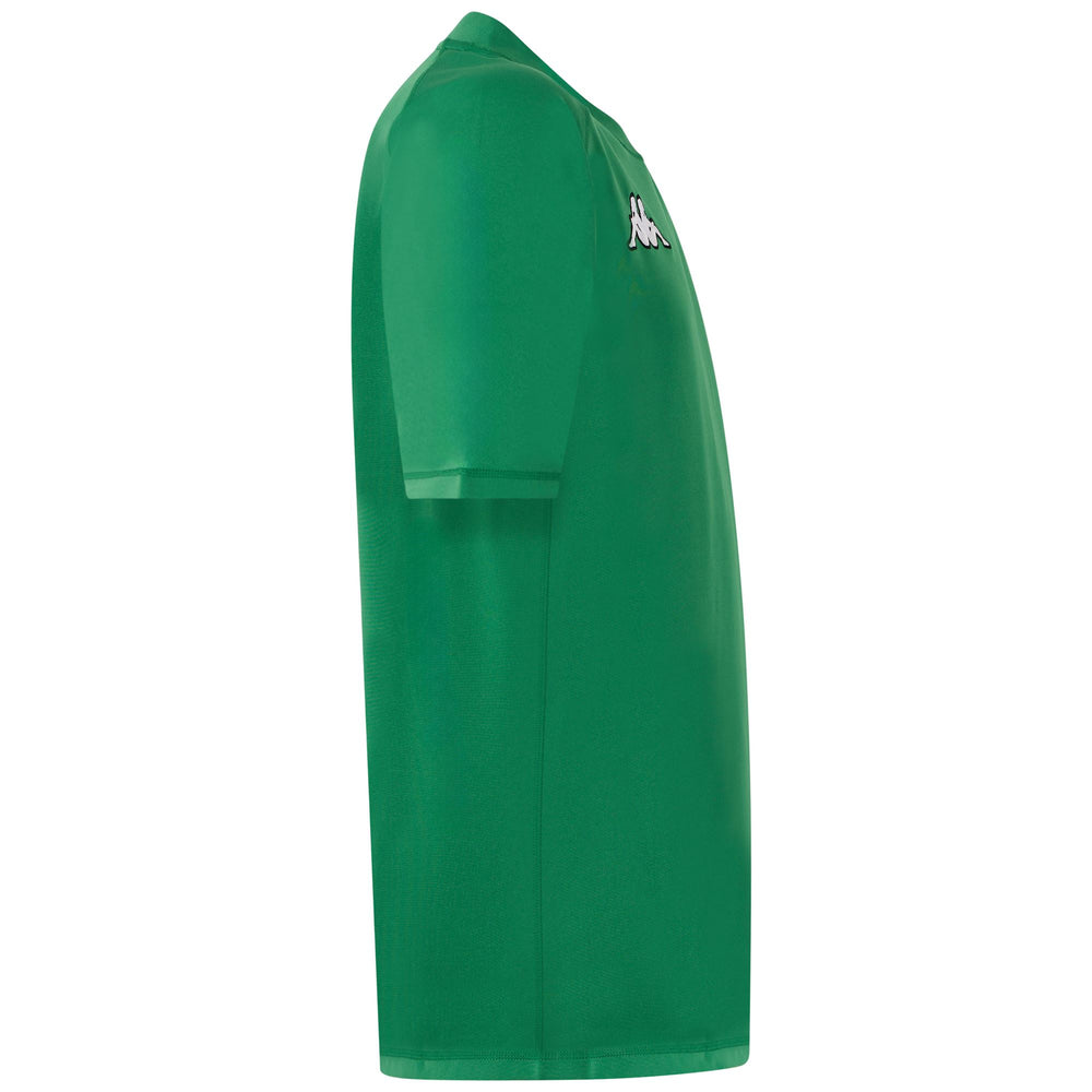 Maglia da allenamento da rugby slim fit da uomo, verde 02