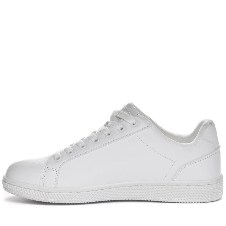 Sneakers Unisex LOGO  GALTER 5 Low Cut WHITE Dressed Side (jpg Rgb)		