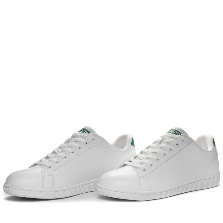 Sneakers Unisex LOGO  GALTER 5 Low Cut WHITE-GREEN Detail (jpg Rgb)			