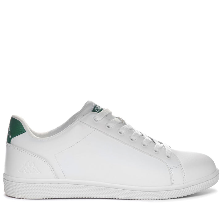 Sneakers Unisex LOGO  GALTER 5 Low Cut WHITE-GREEN Photo (jpg Rgb)			