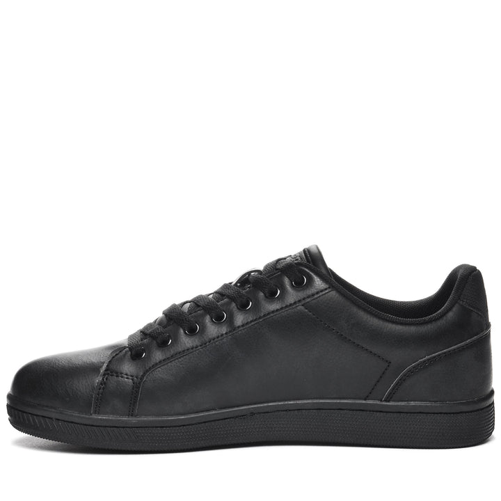 Sneakers Unisex LOGO  GALTER 5 Low Cut BLACK Dressed Side (jpg Rgb)		