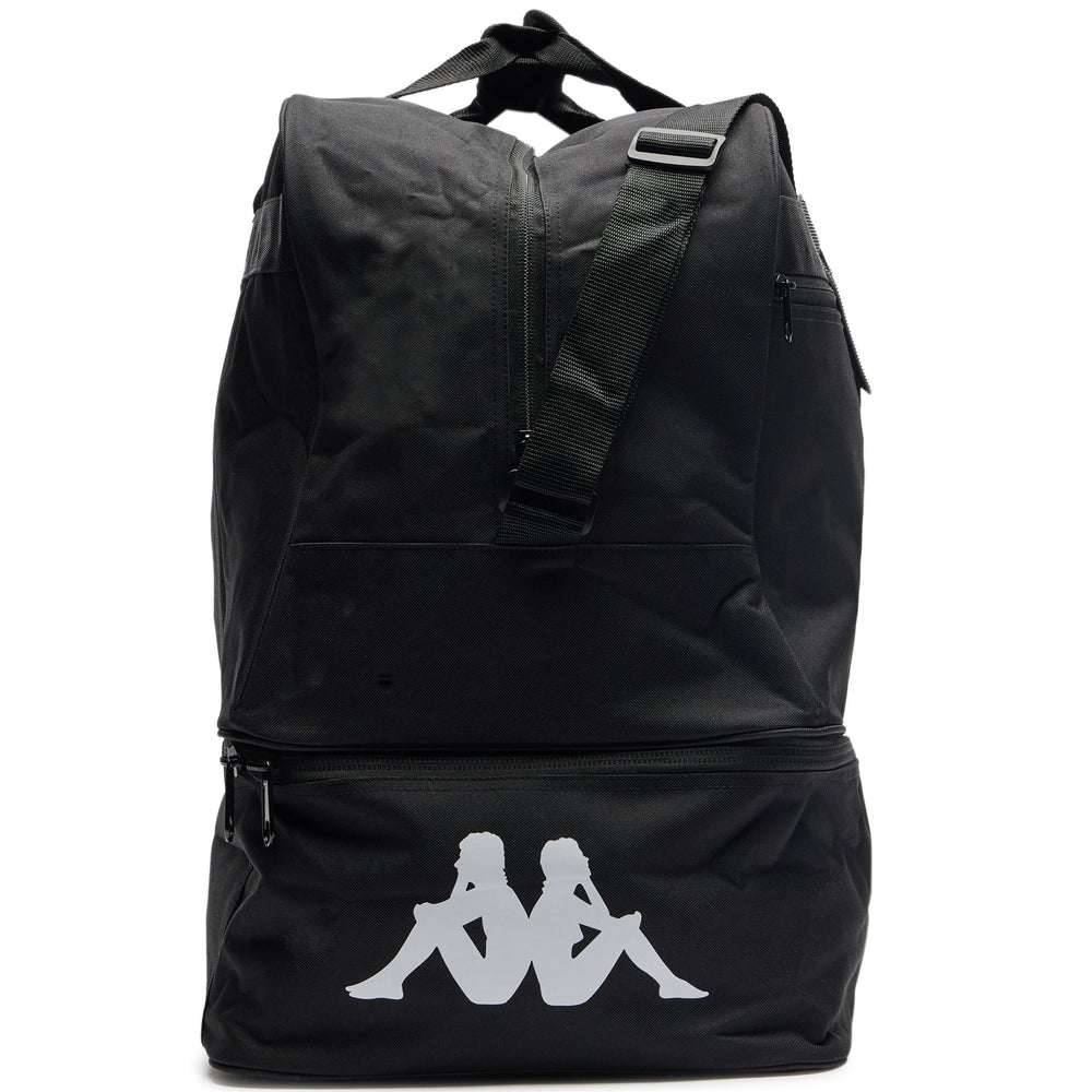 Black Unisex Football Duffle with Hard Base. 02