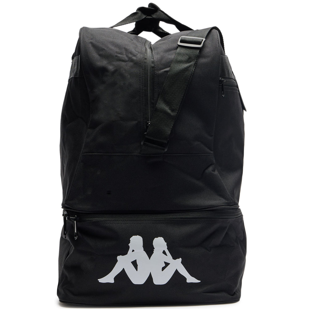 Black Unisex Football Duffle with Hard Base. main