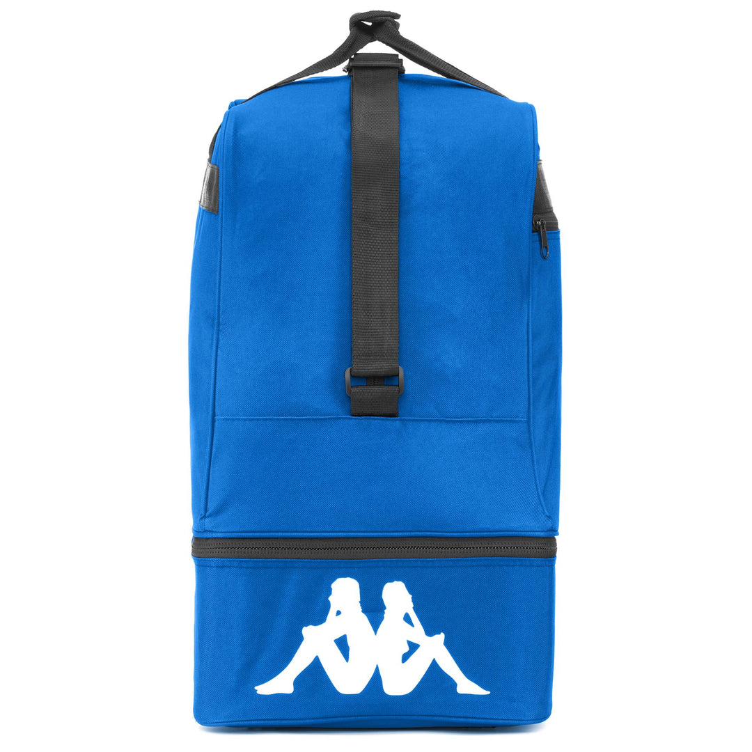 Bolsa de lona de fútbol unisex azul real con base dura. main