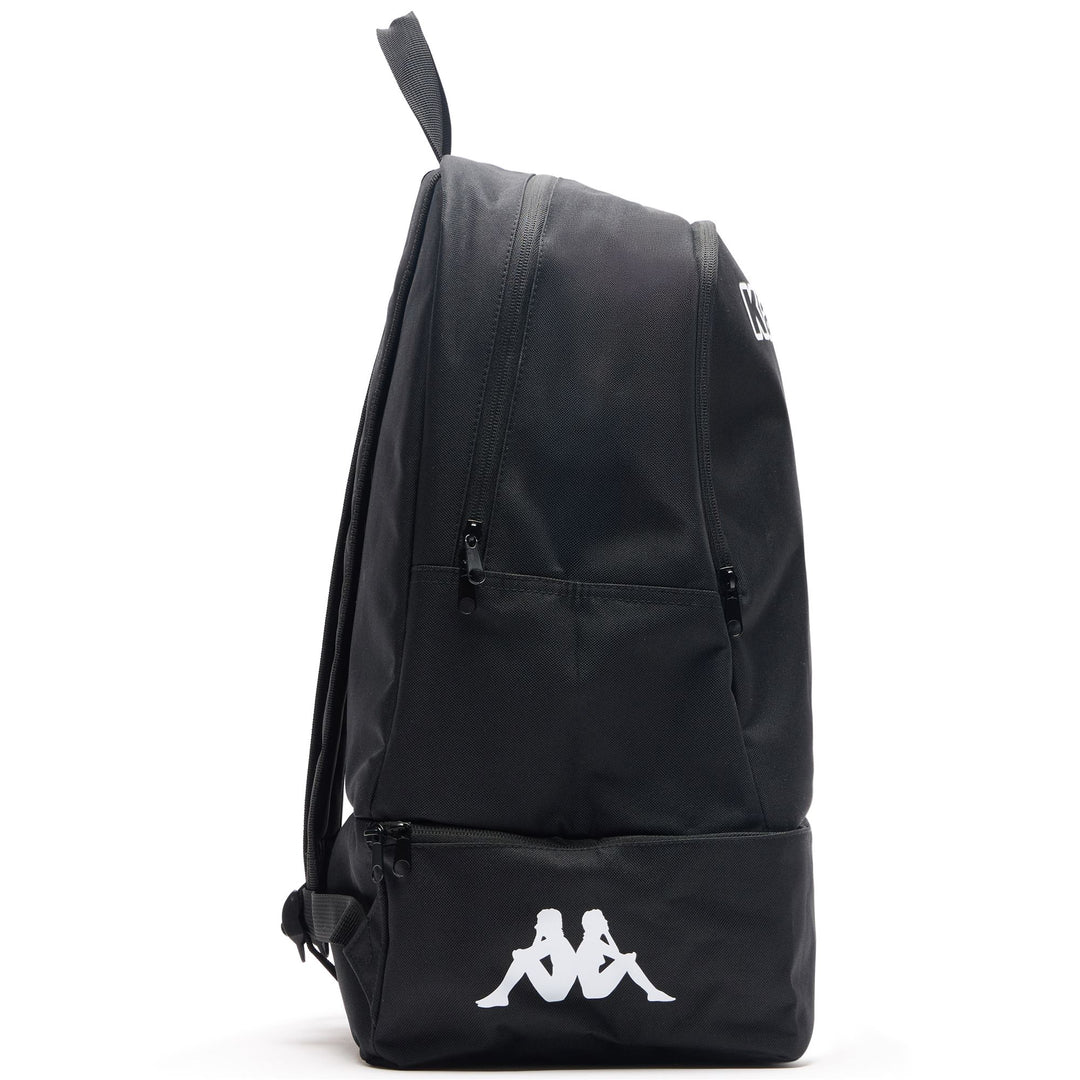 Black Unisex Football Backpack with Polyester Padding main