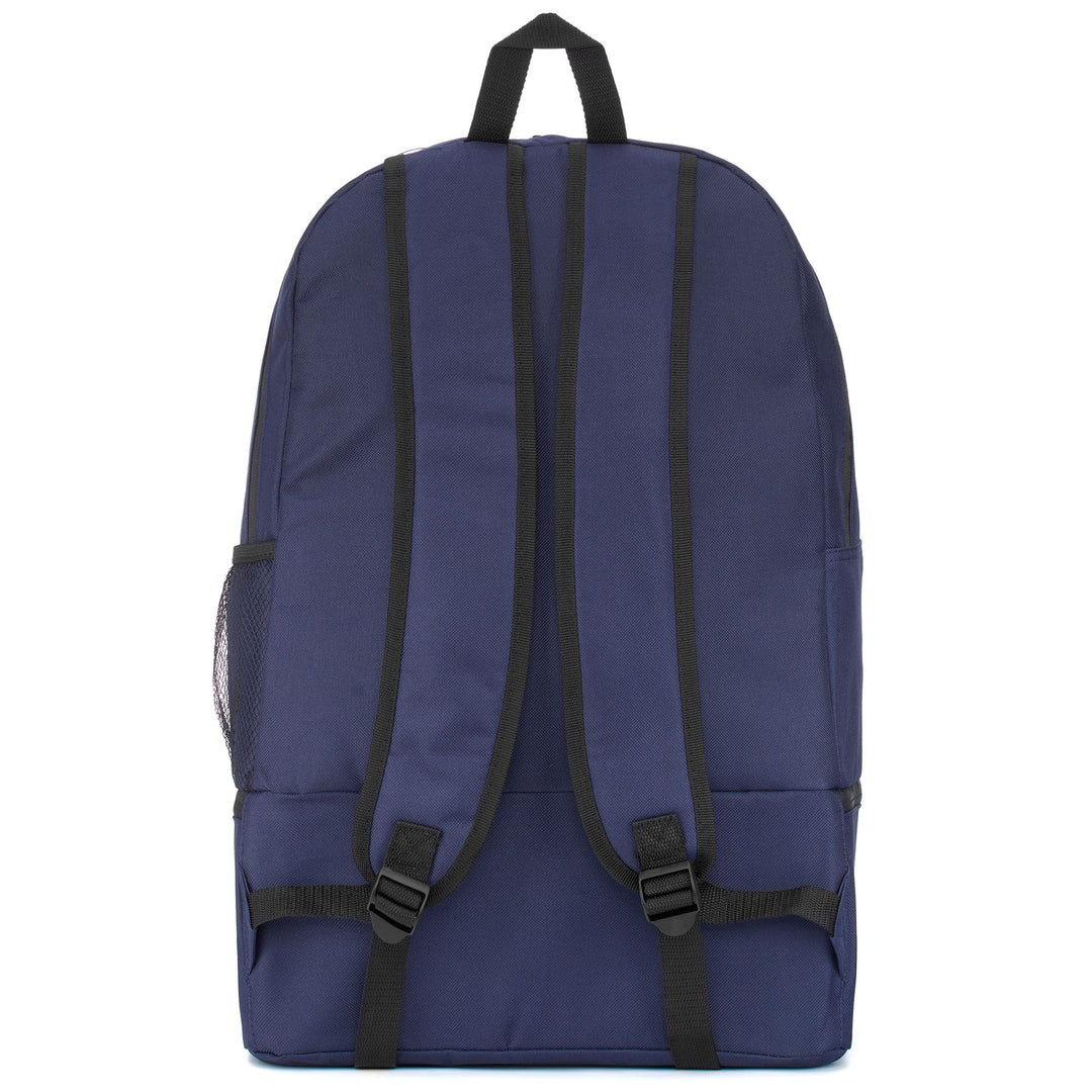 Zaino unisex blu con spallacci imbottiti regolabili main