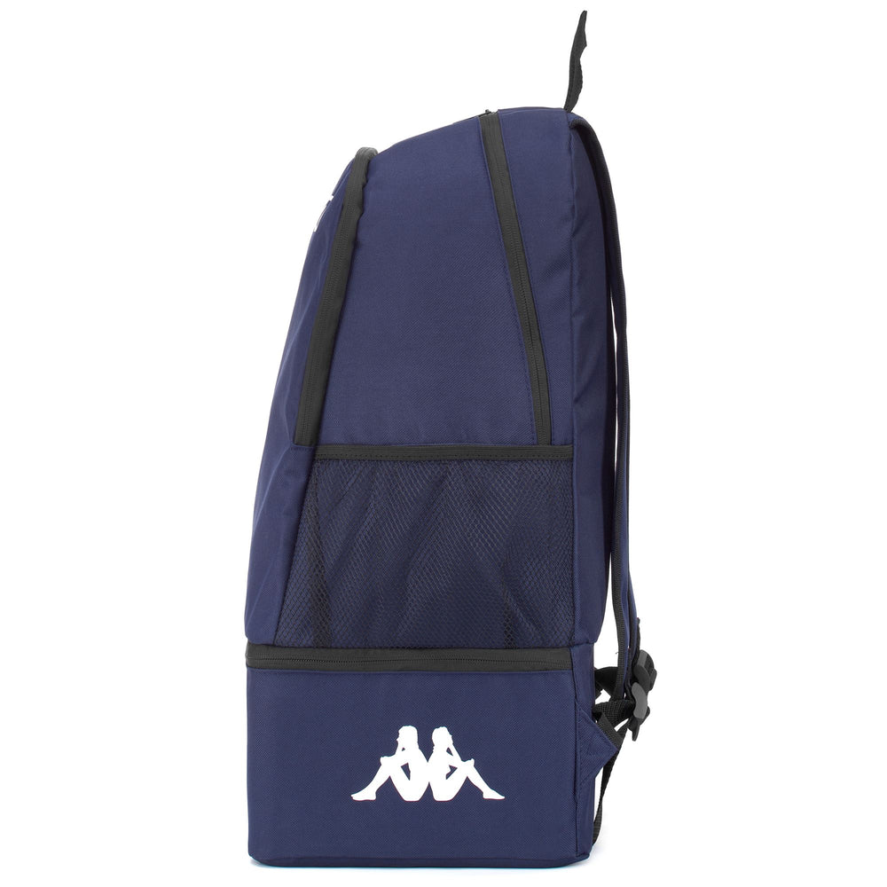 Marine blue Unisex Kappa Football Backpack with Zipper Pockets 02