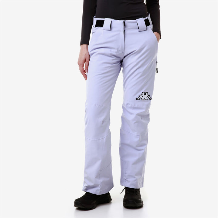 Pants Woman 6CENTO 634 Sport Trousers VIOLET LILAC-BLACK Detail (jpg Rgb)			