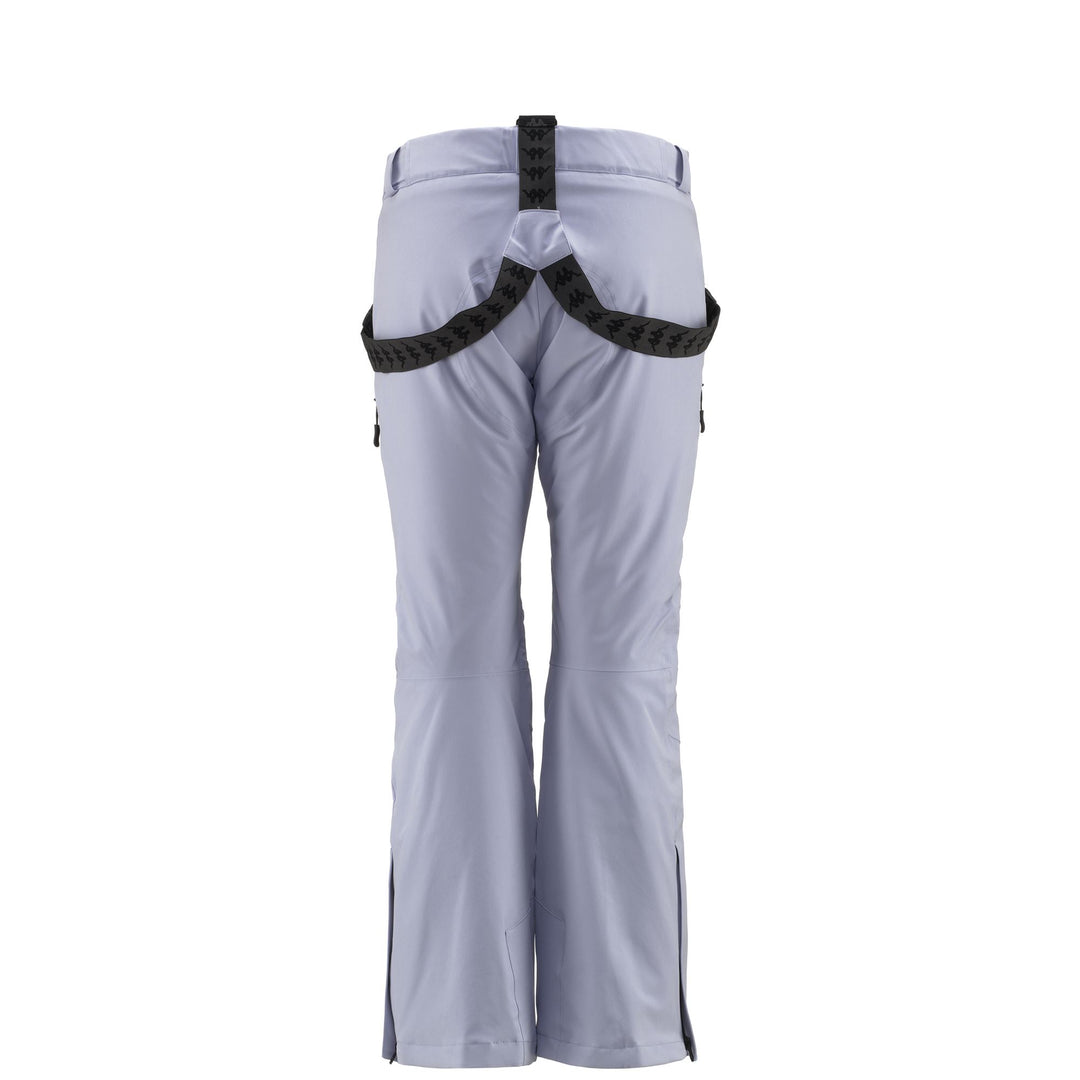 Pants Woman 6CENTO 634 Sport Trousers VIOLET LILAC-BLACK Dressed Side (jpg Rgb)		