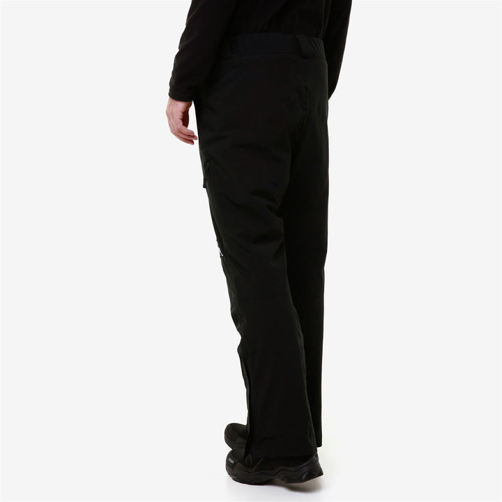 Pants Man 6CENTO 664 Sport Trousers BLACK Detail Double				