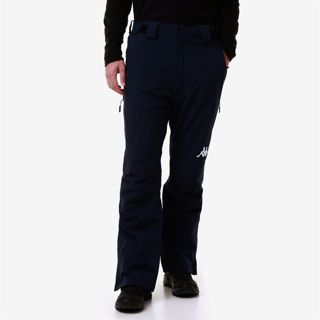 Pants Man 6CENTO 664 Sport Trousers BLUE DK- BLACK Detail (jpg Rgb)			