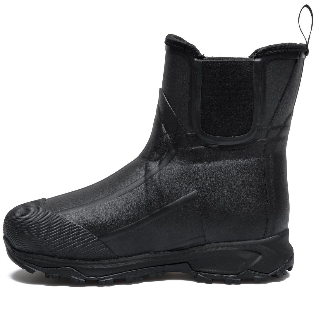 Black Unisex Outdoor Mid Cut Boots with VIBRAM Outsole main