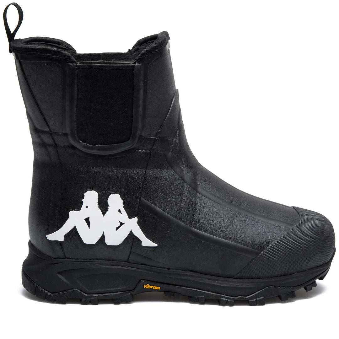 Black Unisex Outdoor Mid Cut Boots with VIBRAM Outsole main