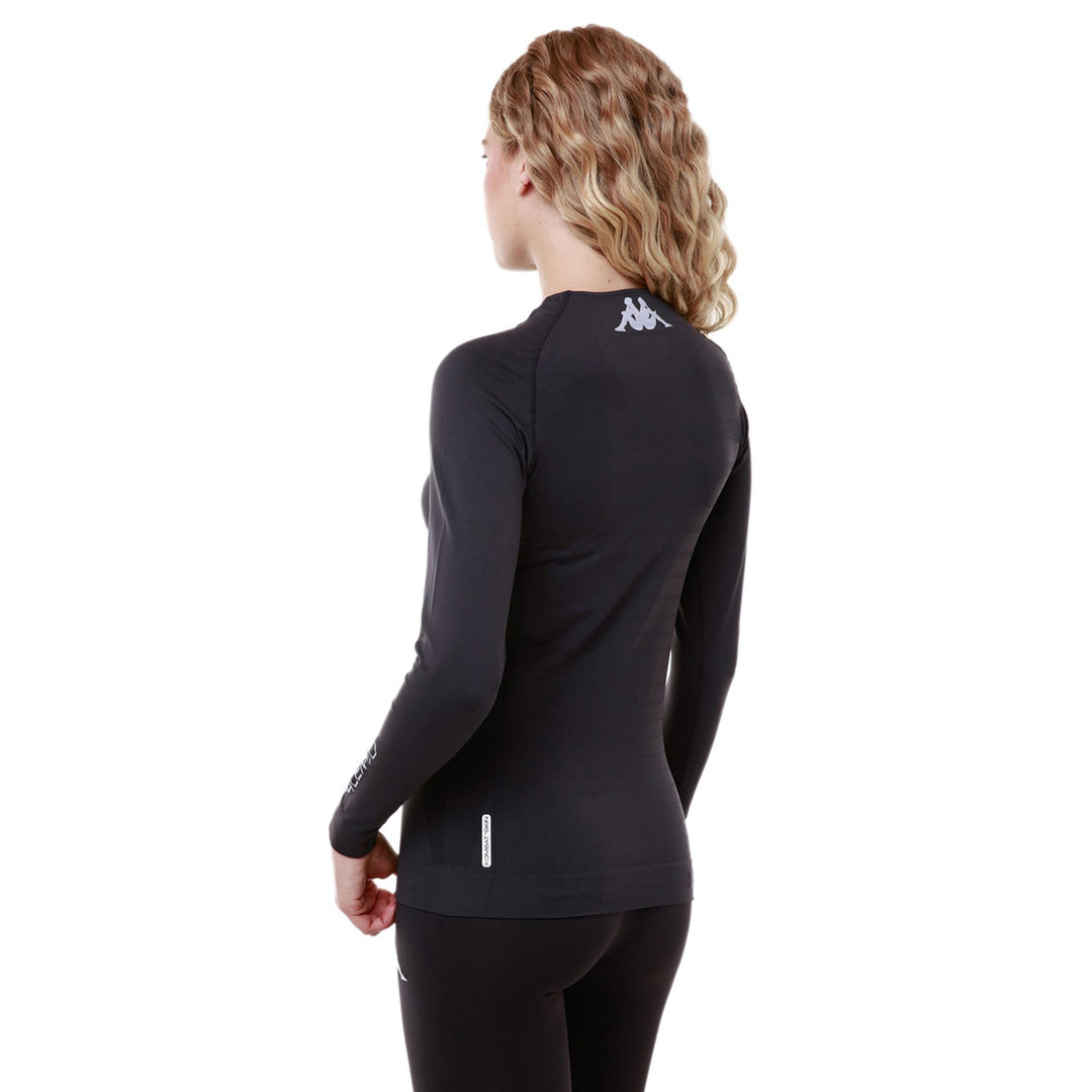 Camiseta funcional unisex de piel en color azul claro y negro. main